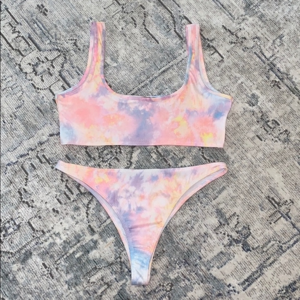 CHEEKY Tie Dye Two piece swimsuit